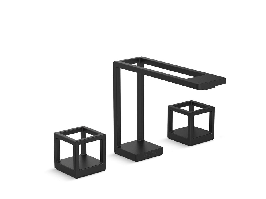 Kallista P26100-CU-BL Grid Sink Faucet, Cube Handles
