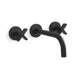 Kallista P24410-CR-CP One Wall Mount Sink Faucet, Cross Handles