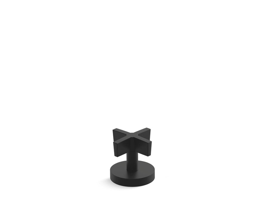 Kallista P24420-CR-CP One Deck-Mount Diverter, Cross Handle