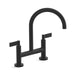 Kallista P25202-LV-CP One Deck-Mount Bridge Kitchen Faucet, Lever Handles