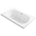KOHLER K-1418-JHN Memoirs 72" x 42" drop-in whirlpool bath