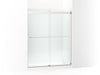 KOHLER K-706015-L Levity 74" H sliding shower door with 1/4"-thick glass