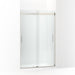 KOHLER K-706008-D3 Levity Sliding shower door, 74" H x 43-5/8 - 47-5/8" W, with 1/4" thick Frosted glass