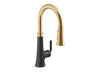 KOHLER K-23764 Tone Pull-down kitchen sink faucet with three-function sprayhead