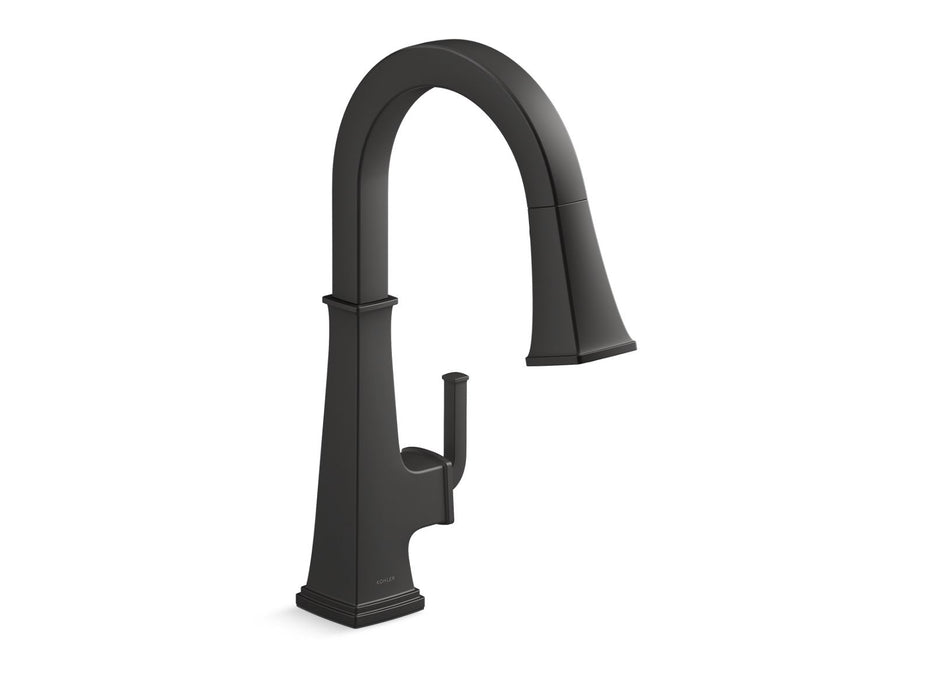 KOHLER K-23830 Riff Pull-down kitchen sink faucet with three-function sprayhead