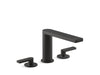KOHLER K-73081-4 Composed Deck-mount bath faucet with lever handles