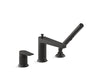 KOHLER K-74032-4 Taut Deck-mount bath faucet with handshower