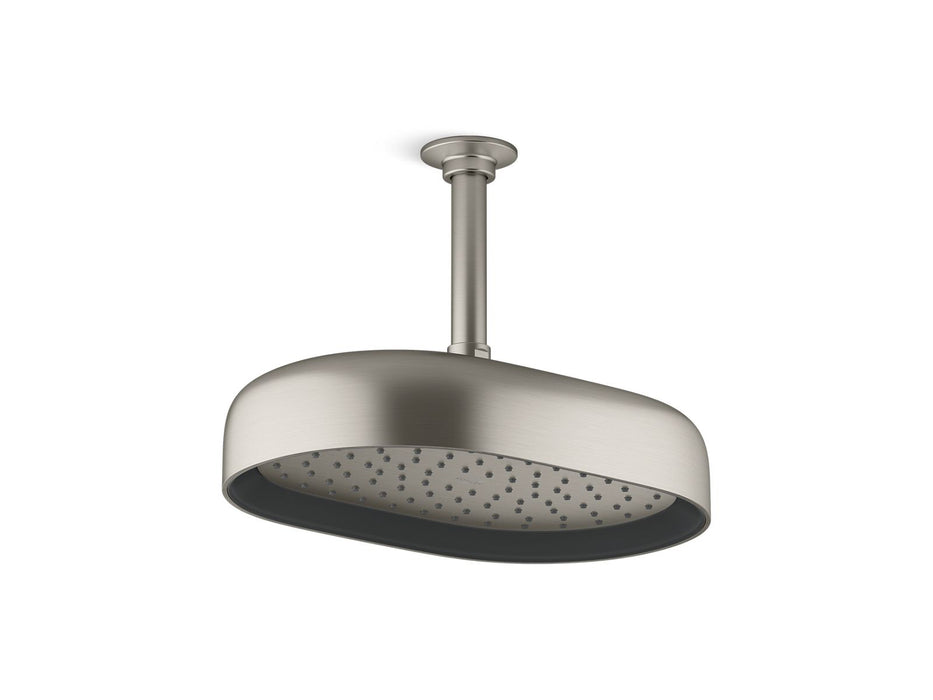 KOHLER K-26293-G Statement Oblong 12" single-function rainhead, 1.75 gpm