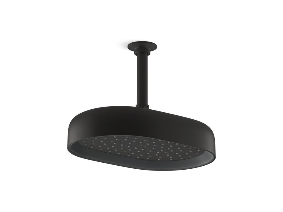 KOHLER K-26293-G Statement Oblong 12" single-function rainhead, 1.75 gpm
