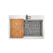KOHLER K-RC78957-1PC Pro-Inspired 33" Top-/undermount Single-bowl Kitchen Sink Kit