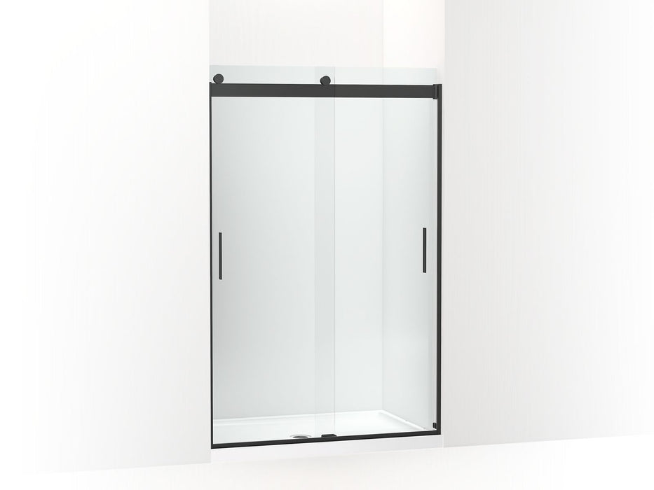 KOHLER K-706008-L Levity Sliding shower door, 74" H x 43-5/8 - 47-5/8" W, with 1/4" thick Crystal Clear glass