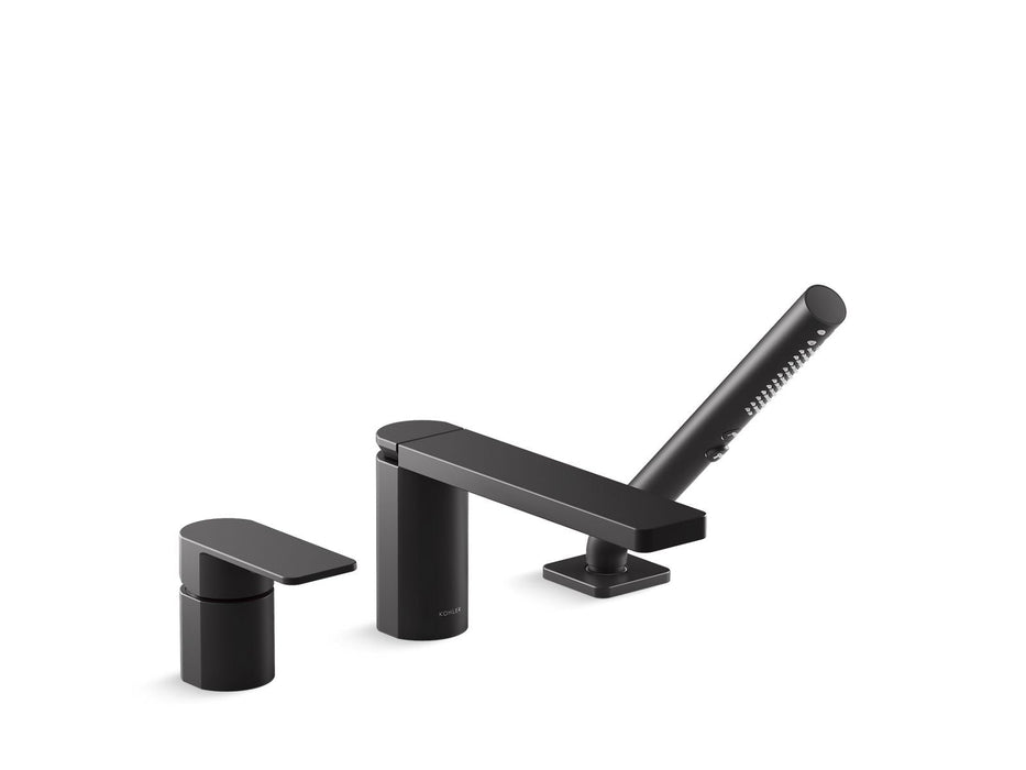 KOHLER K-23488-4 Parallel Deck-mount bath faucet with handshower
