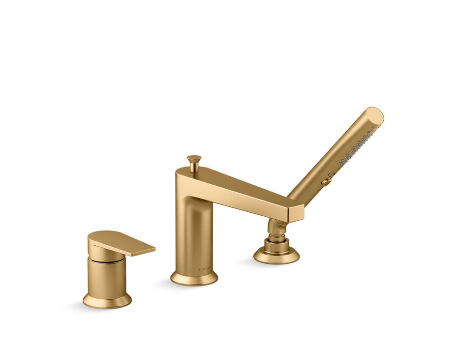KOHLER K-74032-4 Taut Deck-mount bath faucet with handshower