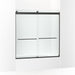 KOHLER K-706004-L Levity Sliding bath door, 62" H x 56-5/8 - 59-5/8" W, with 1/4" thick Crystal Clear glass