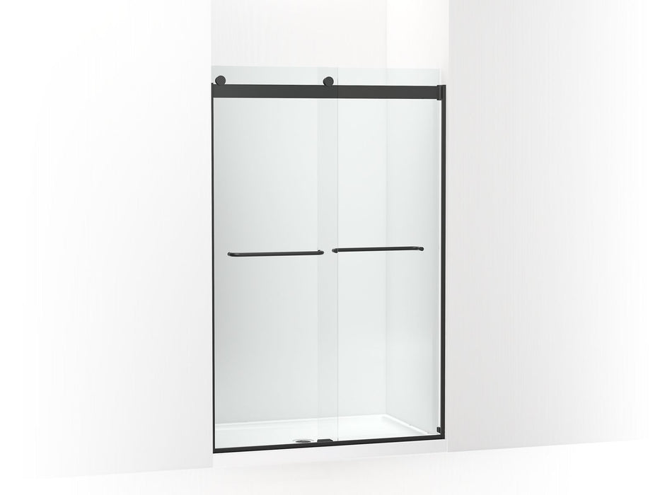 KOHLER K-706014-L Levity Sliding shower door, 74" H x 44-5/8 - 47-5/8" W, with 1/4" thick Crystal Clear glass