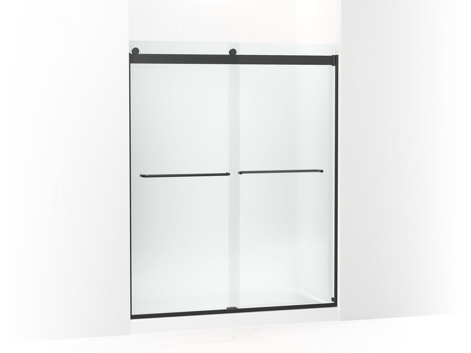 KOHLER K-706015-D3 Levity Sliding shower door, 74" H x 56-5/8 - 59-5/8" W, with 1/4" thick Frosted glass