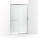 KOHLER K-707613-8L Elate Sliding shower door, 75-1/2" H x 44-1/4 - 47-5/8" W, with heavy 5/16" thick Crystal Clear glass