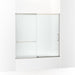 KOHLER K-707609-6D3 Elate Sliding bath door, 56-3/4" H x 56-1/4 - 59-5/8" W, with 1/4" thick Frosted glass