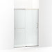 KOHLER K-707606-6D3 Elate Sliding shower door, 70-1/2" H x 44-1/4 - 47-5/8" W, with 1/4" thick Frosted glass