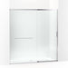 KOHLER K-707617-8L Elate Sliding shower door, 75-1/2" H x 68-1/4 - 71-5/8" W, with heavy 5/16" thick Crystal Clear glass