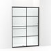 KOHLER K-707614-8G79 Elate Sliding shower door, 75-1/2" H x 50-1/4 - 53-5/8" W, with heavy 5/16" thick Crystal Clear glass with rectangular grille pattern