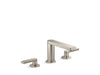 KOHLER K-73060-4 Composed Widespread bathroom sink faucet with Lever handles, 1.2 gpm
