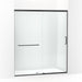 KOHLER K-707616-8L Elate Sliding shower door, 75-1/2" H x 62-1/4 - 65-5/8" W, with heavy 5/16" thick Crystal Clear glass