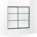 KOHLER K-707618-8G79 Elate Sliding bath door, 56-3/4" H x 56-1/4 - 59-5/8" W with heavy 5/16" thick Crystal Clear glass with rectangular grille pattern