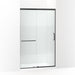 KOHLER K-707613-8G81 Elate Sliding shower door, 75-1/2" H x 44-1/4 - 47-5/8" W, with heavy 5/16" thick Crystal Clear glass with privacy band