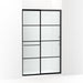 KOHLER K-707613-8G80 Elate Sliding shower door, 75-1/2" H x 44-1/4 - 47-5/8" W, with heavy 5/16" thick Frosted glass with rectangular grille pattern