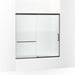 KOHLER K-707618-8G81 Elate Sliding bath door, 56-3/4" H x 56-1/4 - 59-5/8" W with heavy 5/16" thick Crystal Clear glass with privacy band