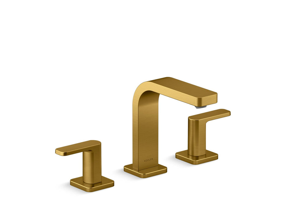 KOHLER K-23484-4N Parallel Widespread bathroom sink faucet, 0.5 gpm