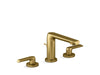 KOHLER K-97352-4 Avid Widespread bathroom sink faucet, 1.2 gpm