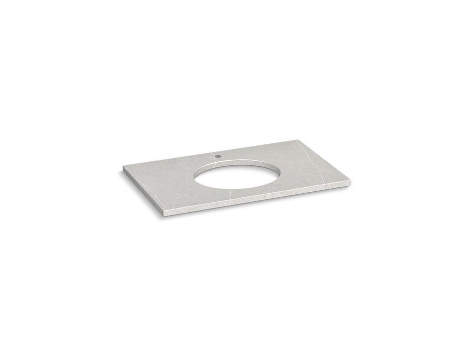 KOHLER K-28251 Silestone 37" quartz vanity top with oval cutout