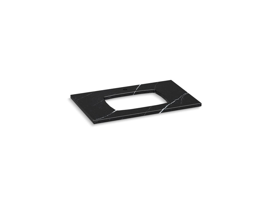 KOHLER K-28252 Silestone 37" quartz vanity top with rectangular cutout for Carillon sink