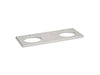 KOHLER K-28256 Silestone quartz 61" vanity top with double oval cutouts