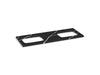 KOHLER K-28260 Silestone quartz 61" vanity top with double Carillon Rectangle cutouts