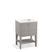 KOHLER K-33523-ASB Helst 24" bathroom vanity cabinet with sink and quartz top