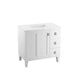 KOHLER Poplin 36" bathroom vanity cabinet with sink and quartz top