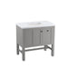 KOHLER Tresham 36" bathroom vanity cabinet with sink and quartz top