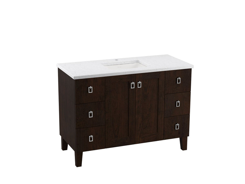 KOHLER K-99535-LG Poplin 48" bathroom vanity cabinet