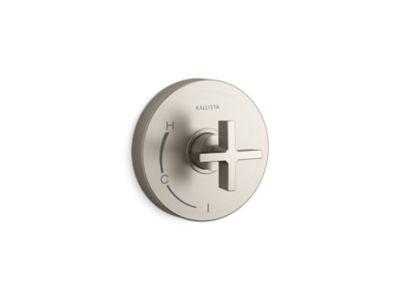 Kallista P24415-CR One Pb Shower Trim W/O Divrt, Cross Hdl