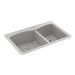 KOHLER K-28002-1 Kennon 33" top-/undermount double-bowl kitchen sink