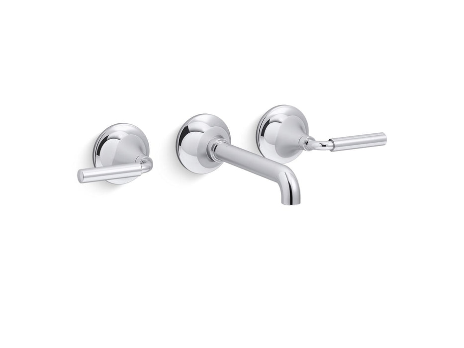 KOHLER K-T26439-4 Tone Wall-mount bathroom sink faucet trim, 1.2 gpm