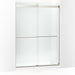 KOHLER K-702430-L Levity Plus 81-5/8" H sliding shower door with 3/8"-thick glass