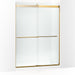 KOHLER K-702430-L Levity Plus 81-5/8" H sliding shower door with 3/8"-thick glass