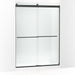 KOHLER K-702430-L Levity Plus 81-5/8" H sliding shower door with 3/8"-thick glass