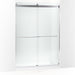 KOHLER K-702430-L Levity Plus 81-5/8" H sliding shower door with 3/8"-thick glass