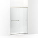 KOHLER K-707101-D3 Revel Sliding shower door, 70" H x 44-5/8 - 47-5/8" W, with 5/16" thick Frosted glass