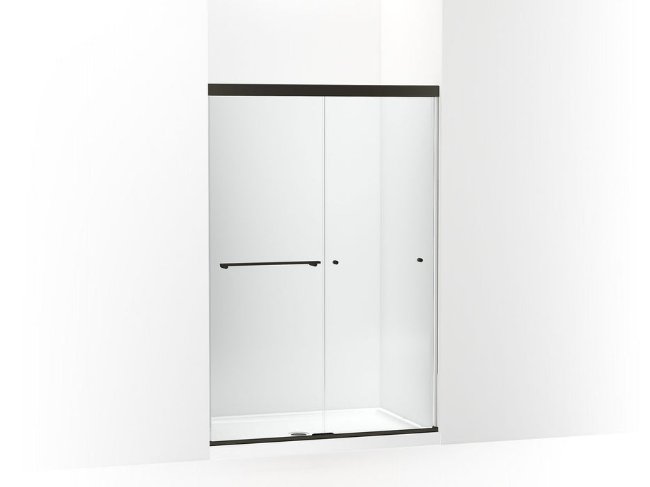 KOHLER K-707101-L Revel Sliding shower door, 70" H x 44-5/8 - 47-5/8" W, with 5/16" thick Crystal Clear glass